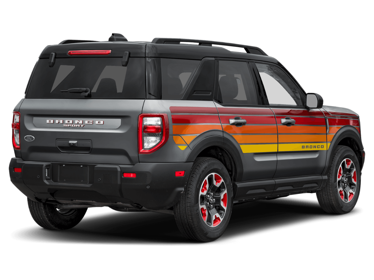 2025 Ford Bronco Sport Free - Rear 3/4, facing to the right