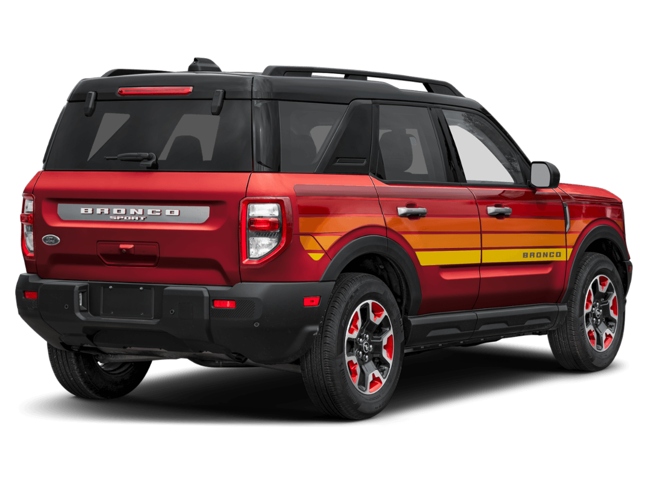 2025 Ford Bronco Sport Free - Rear 3/4, facing to the right