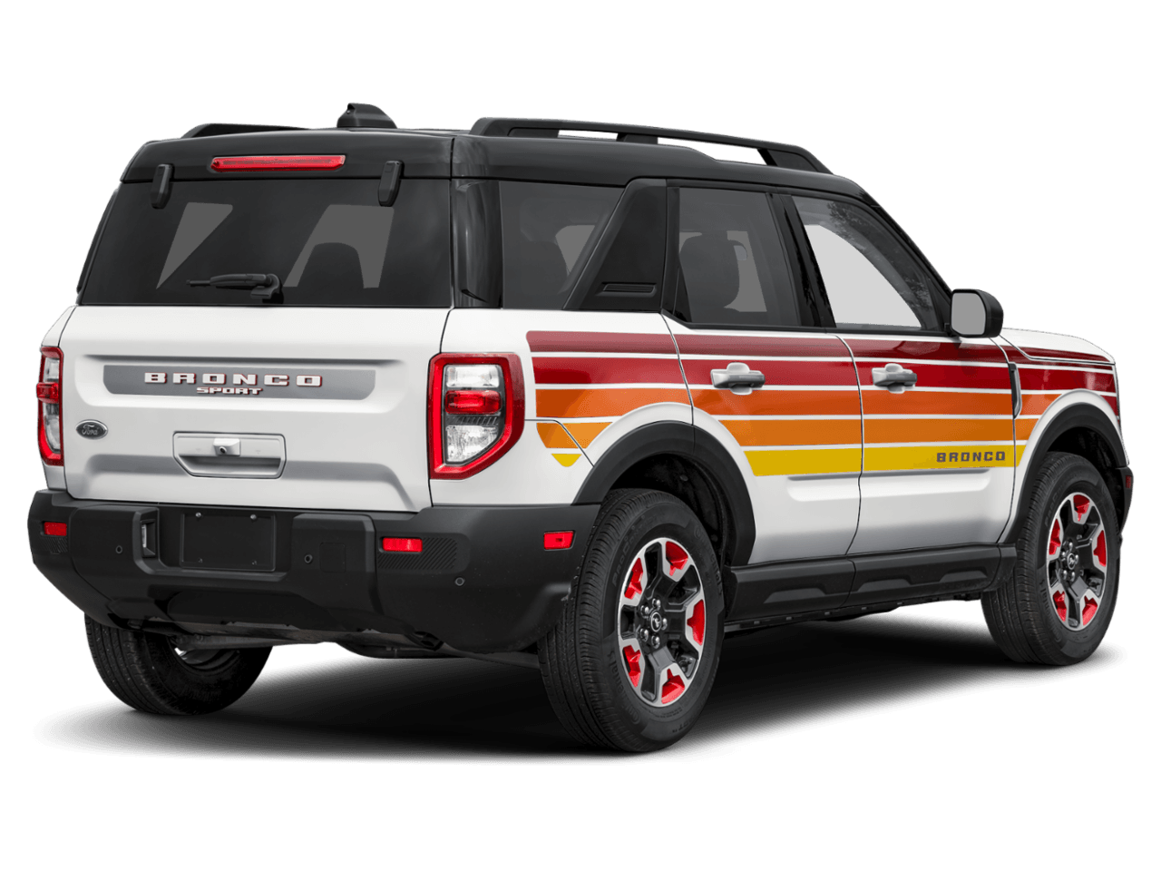 2025 Ford Bronco Sport Free - Rear 3/4, facing to the right