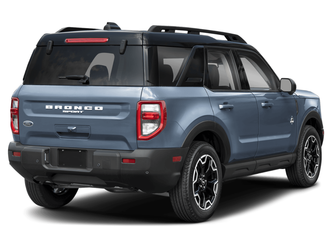 2025 Ford Bronco Sport Outer Banks - Rear 3/4, facing to the right