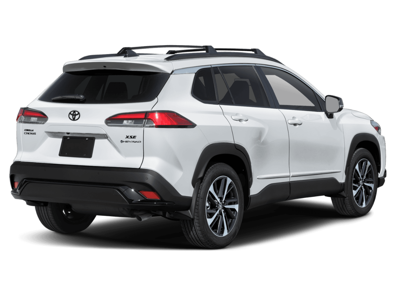 2025 Toyota Corolla Cross Hybrid XSE - Rear 3/4, facing to the right