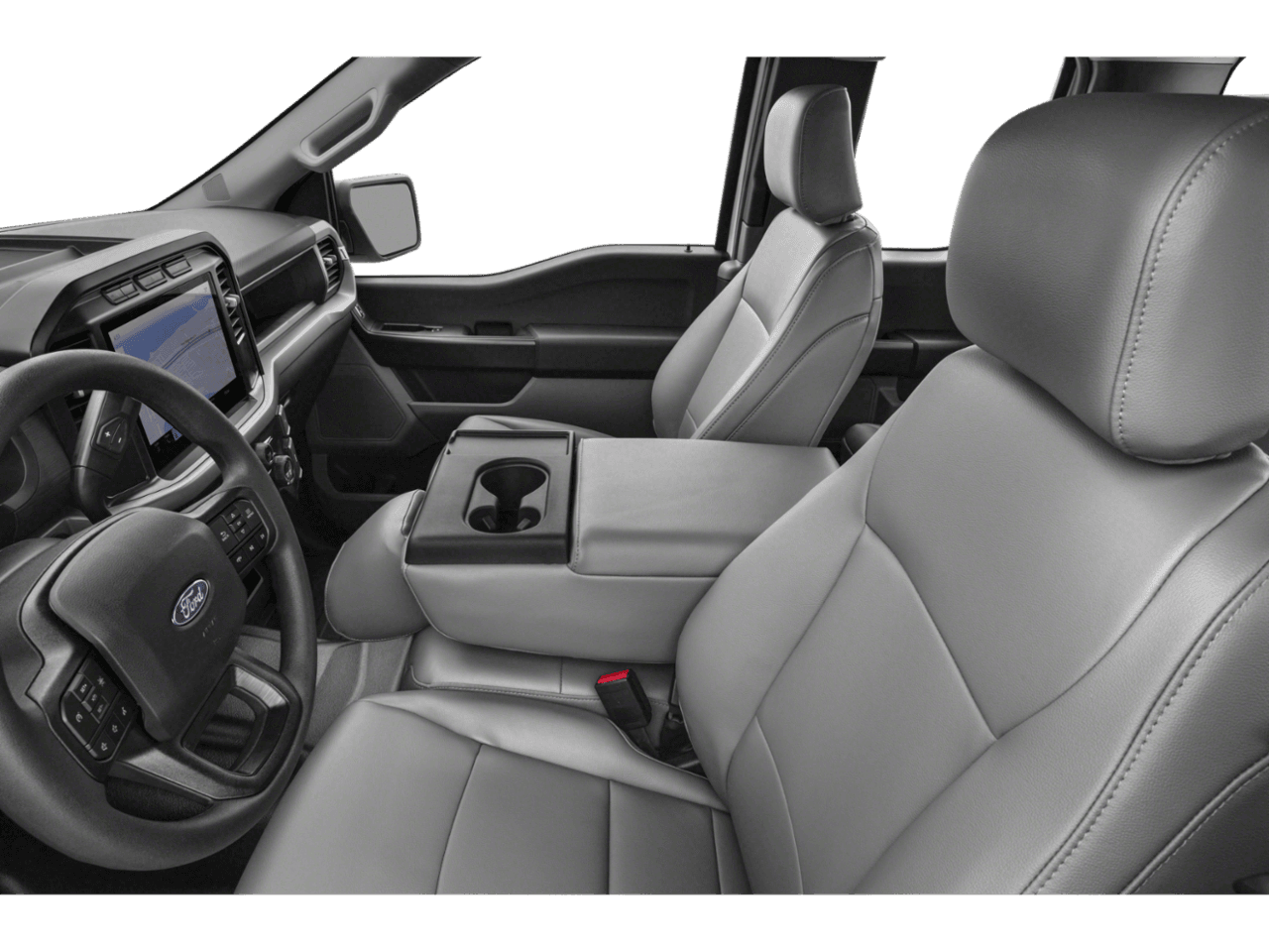 2025 Ford F-150 XL - Interior Driver's Side with Door Open, Front Seat Feature