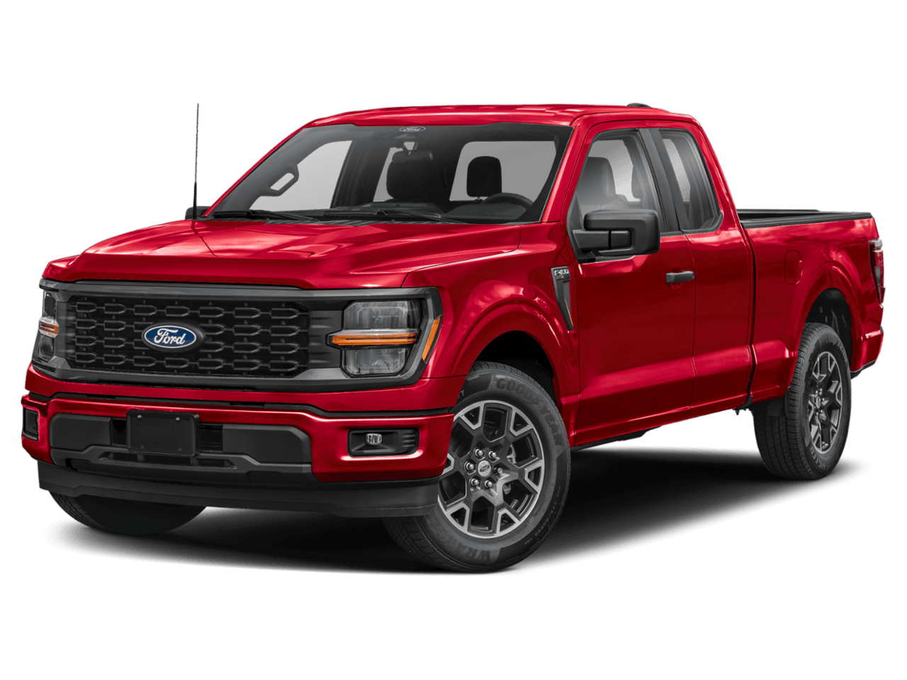 2025 Ford F-150 STX - Front 3/4, facing to the left