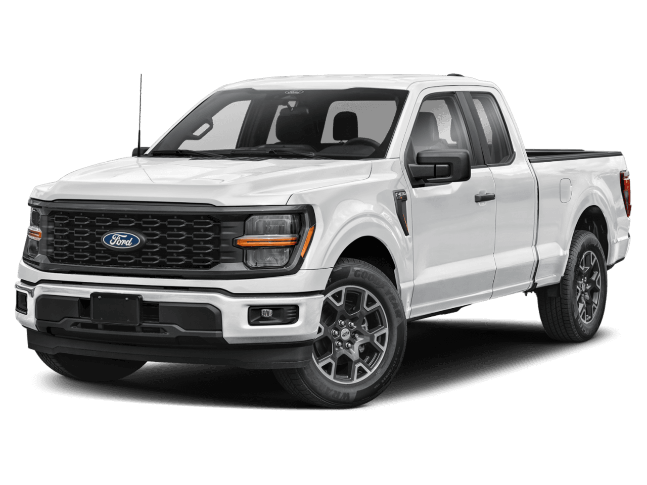 2025 Ford F-150 STX - Front 3/4, facing to the left