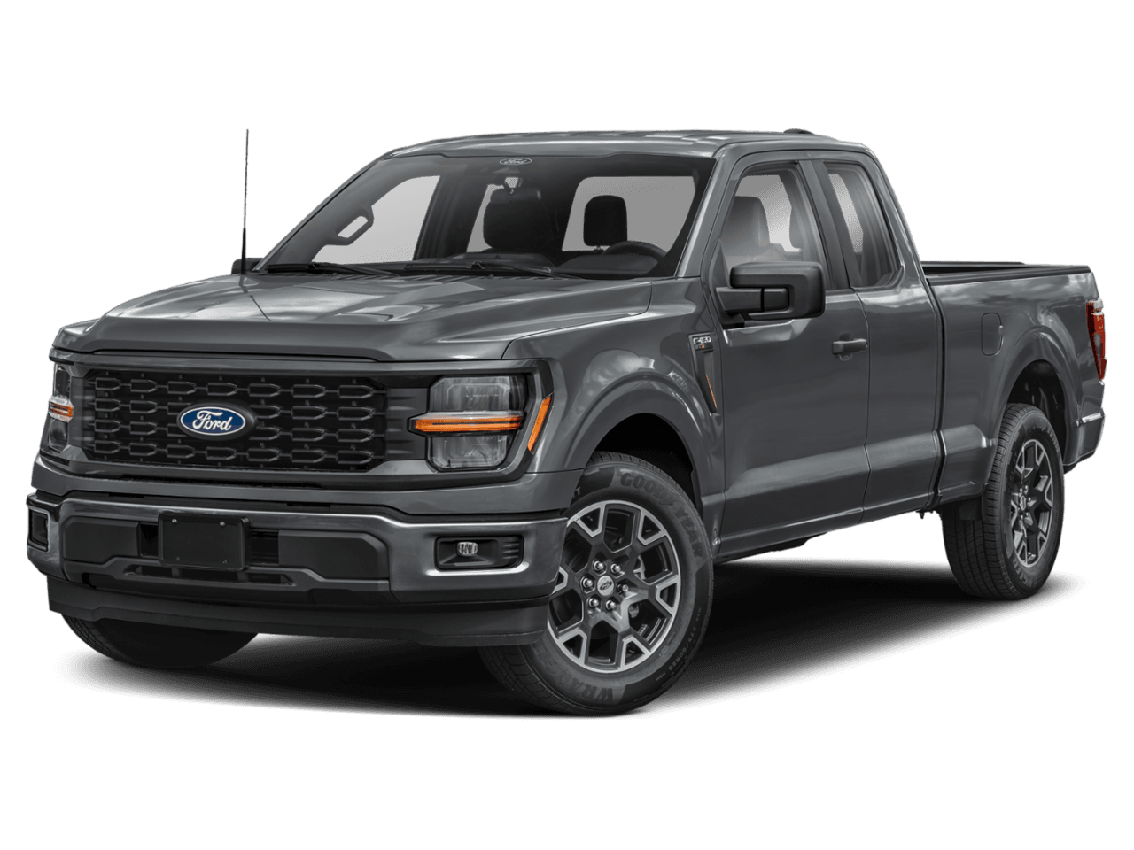 2025 Ford F-150 STX - Front 3/4, facing to the left