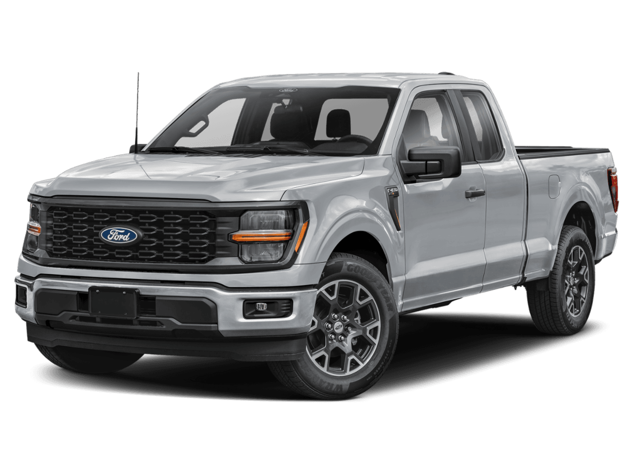 2025 Ford F-150 STX - Front 3/4, facing to the left
