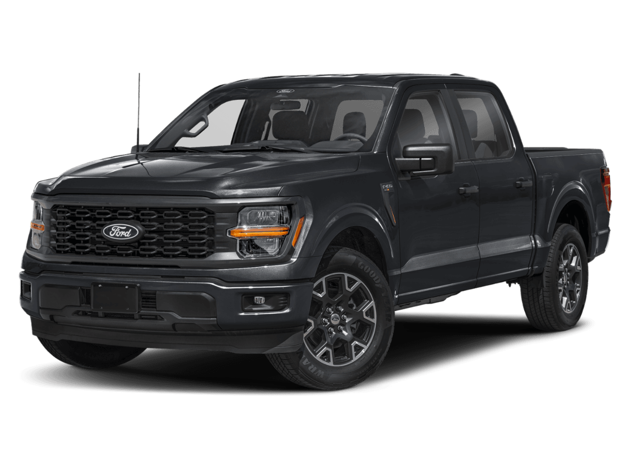 2025 Ford F-150 STX - Front 3/4, facing to the left