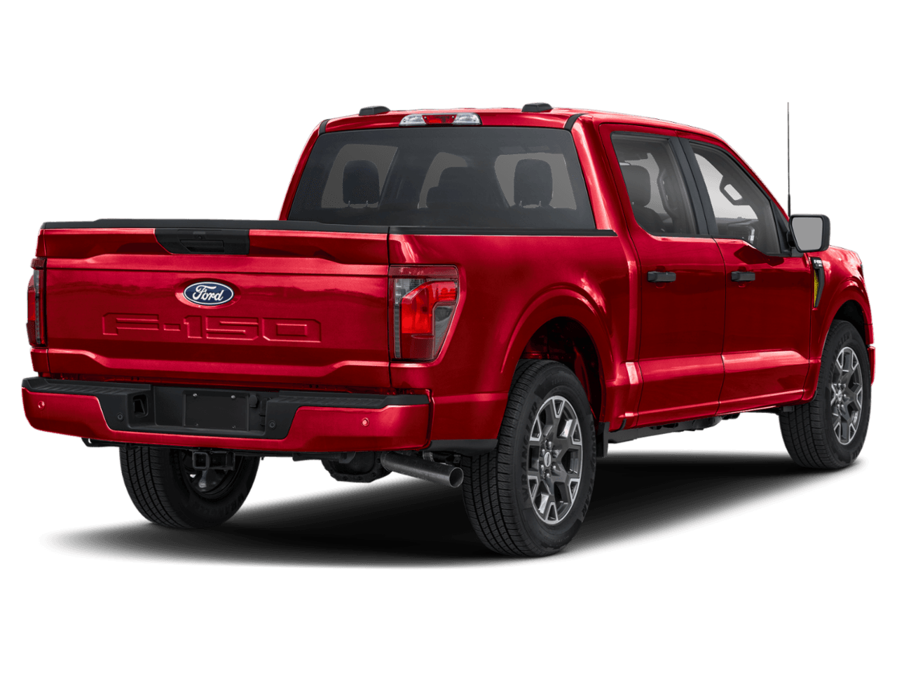 2025 Ford F-150 STX - Rear 3/4, facing to the right