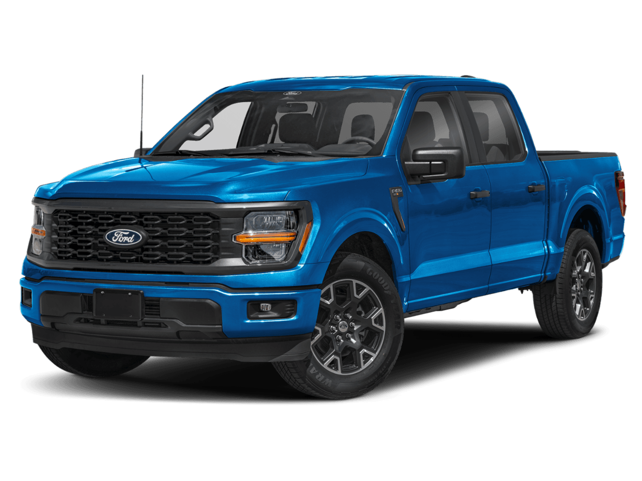 2025 Ford F-150 STX - Front 3/4, facing to the left