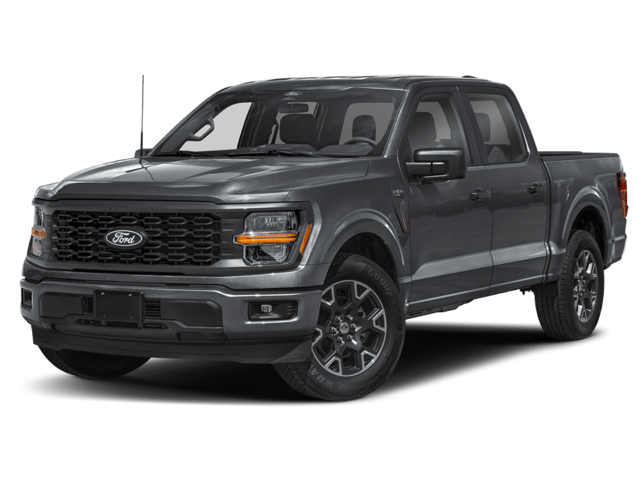2025 Ford F-150 STX - Front 3/4, facing to the left