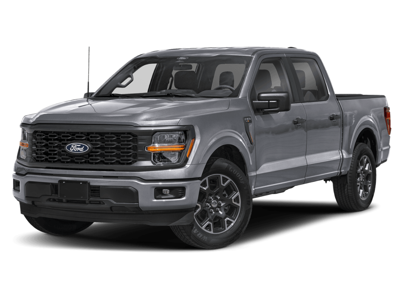 2025 Ford F-150 STX - Front 3/4, facing to the left