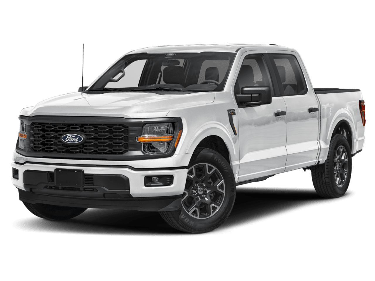 2025 Ford F-150 STX - Front 3/4, facing to the left