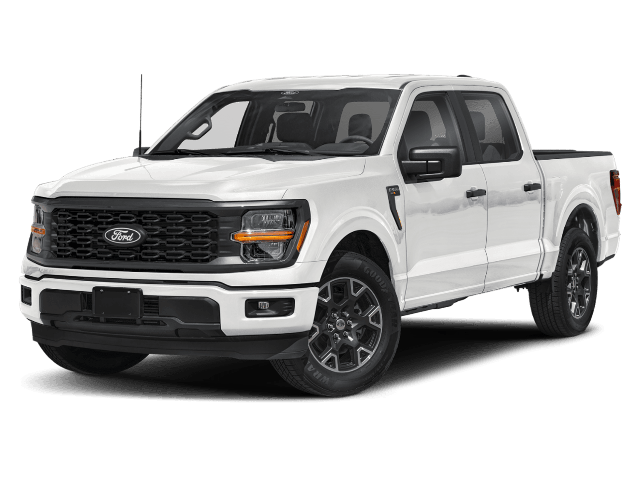 2025 Ford F-150 STX - Front 3/4, facing to the left