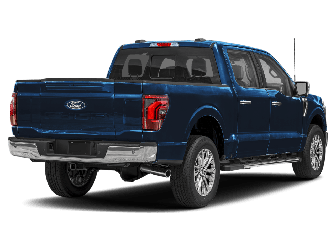 2025 Ford F-150 LARIAT - Rear 3/4, facing to the right
