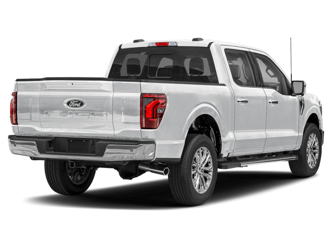 2025 Ford F-150 LARIAT - Rear 3/4, facing to the right