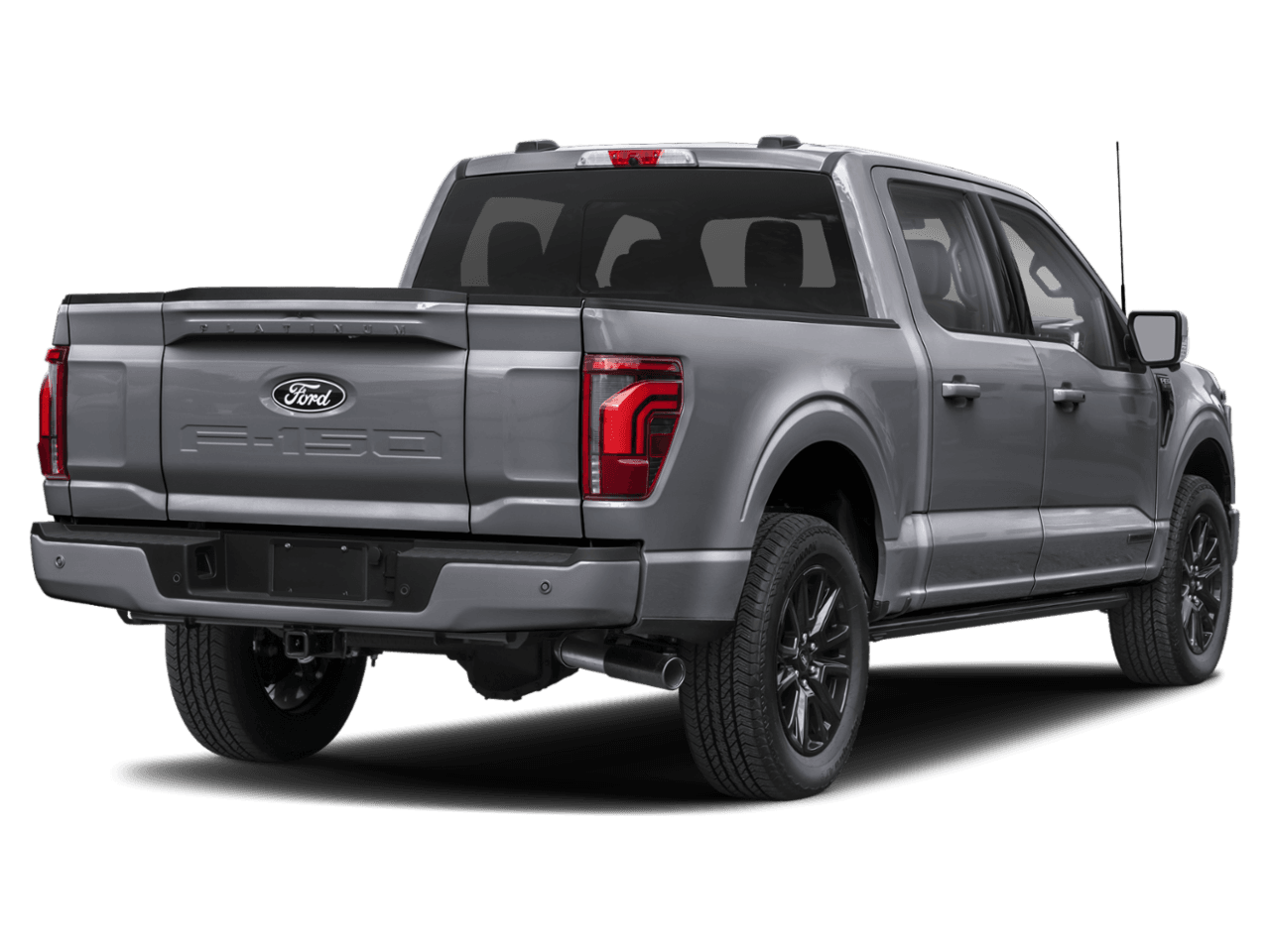 2025 Ford F-150 Platinum - Rear 3/4, facing to the right