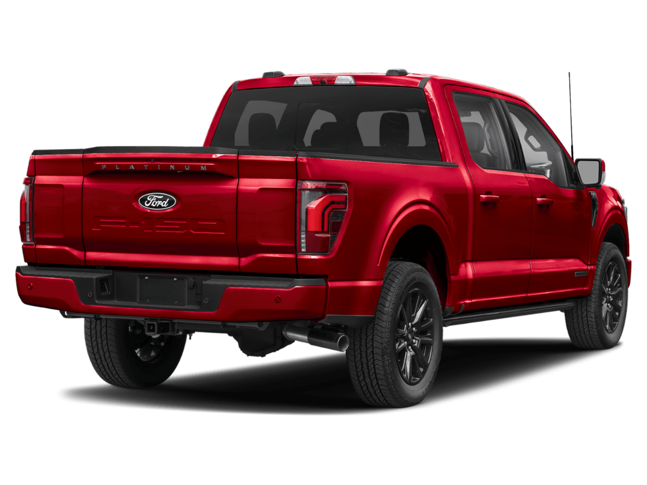 2025 Ford F-150 Platinum - Rear 3/4, facing to the right