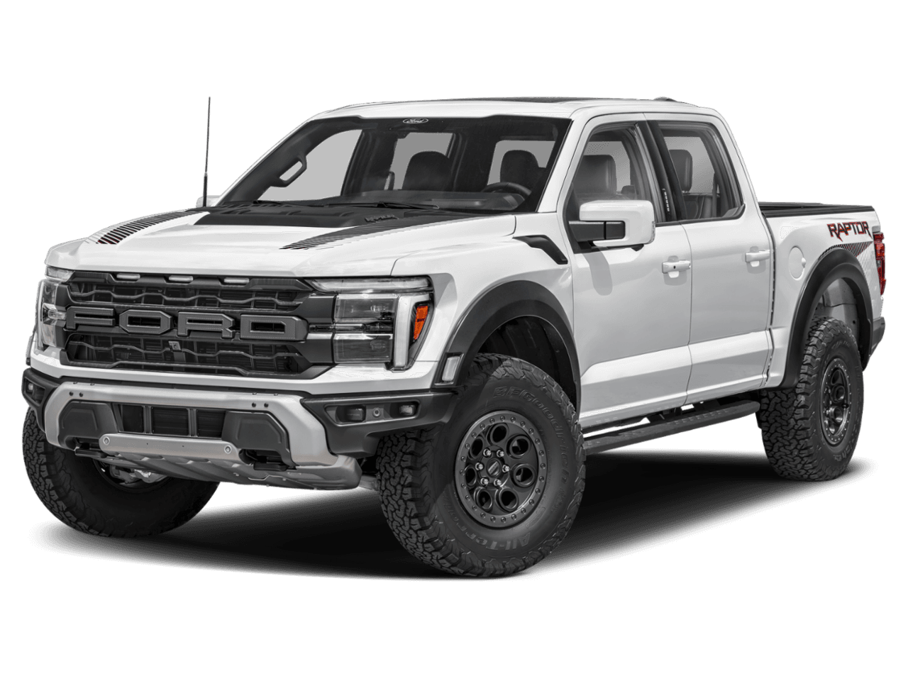 2025 Ford F-150 Raptor - Front 3/4, facing to the left