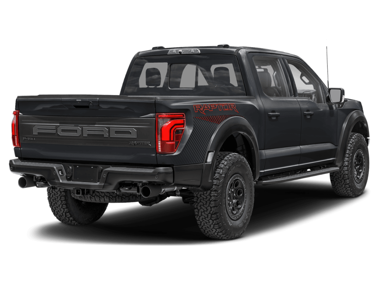 2025 Ford F-150 Raptor - Rear 3/4, facing to the right