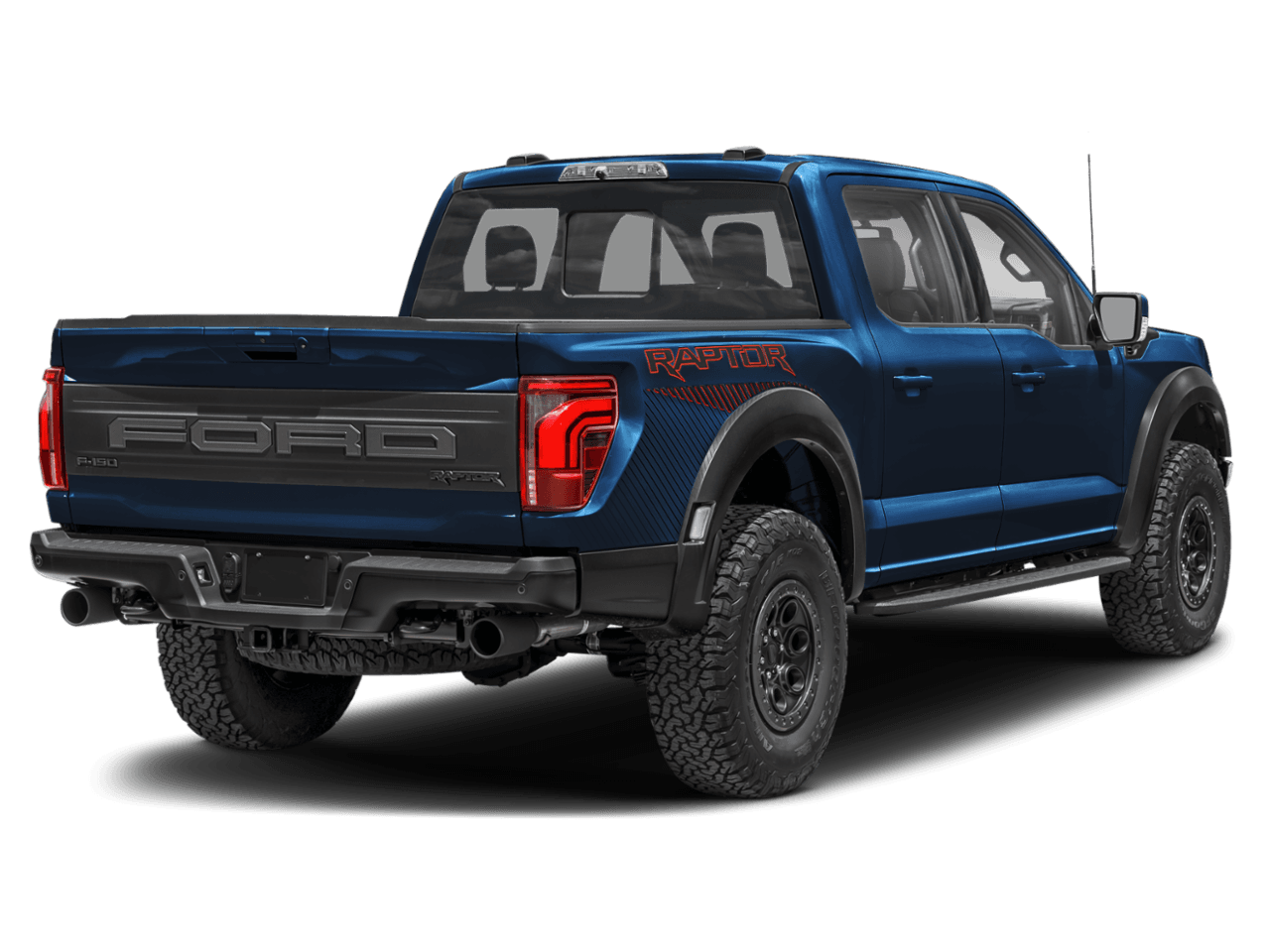 2025 Ford F-150 Raptor - Rear 3/4, facing to the right