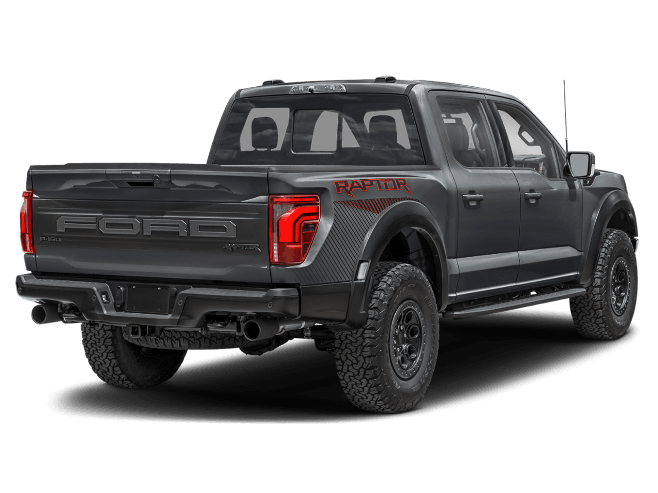 2025 Ford F-150 Raptor - Rear 3/4, facing to the right