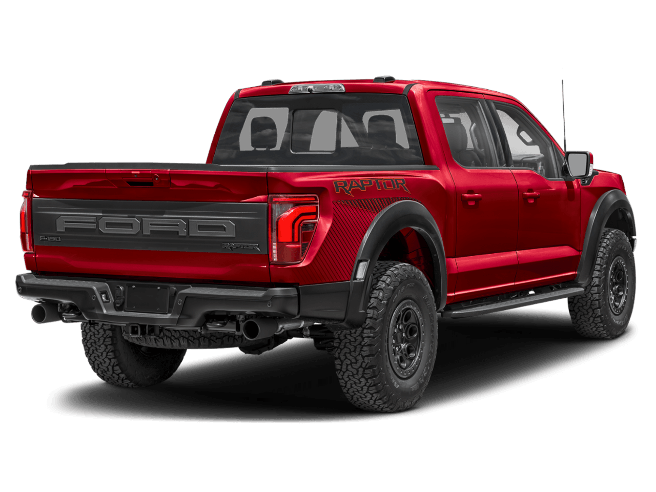 2025 Ford F-150 Raptor - Rear 3/4, facing to the right