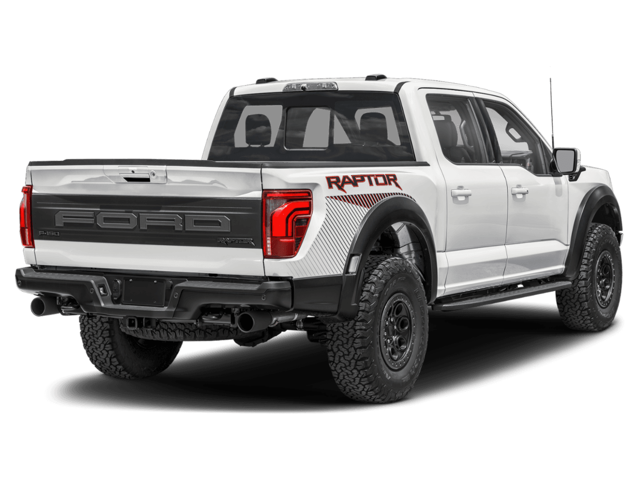 2025 Ford F-150 Raptor - Rear 3/4, facing to the right