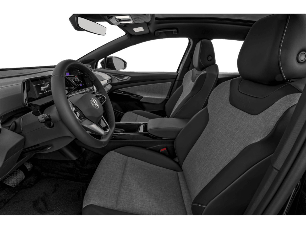 2025 Volkswagen ID.4 Pro - Interior Driver's Side with Door Open, Front Seat Feature