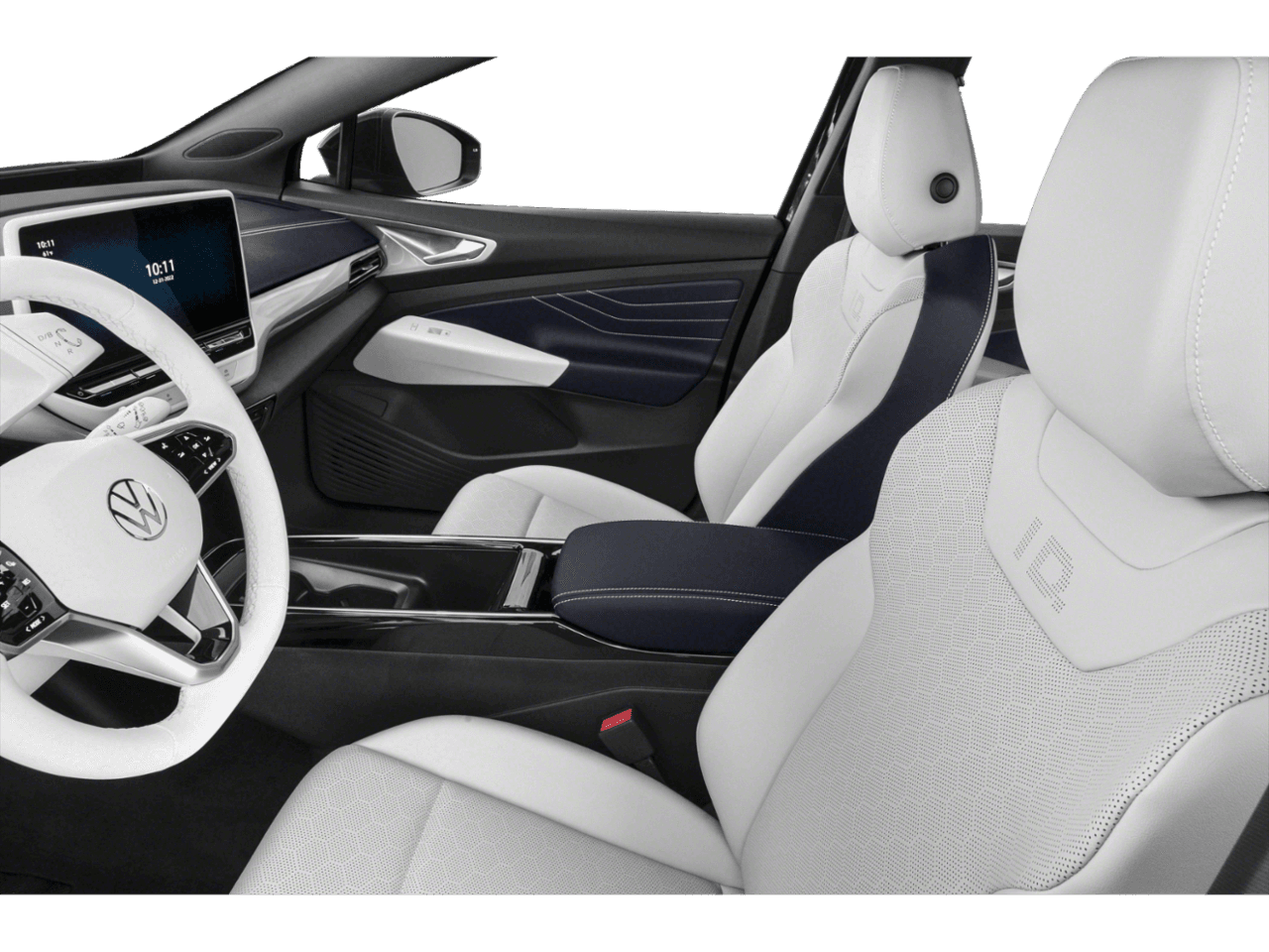 2025 Volkswagen ID.4 Pro S - Interior Driver's Side with Door Open, Front Seat Feature