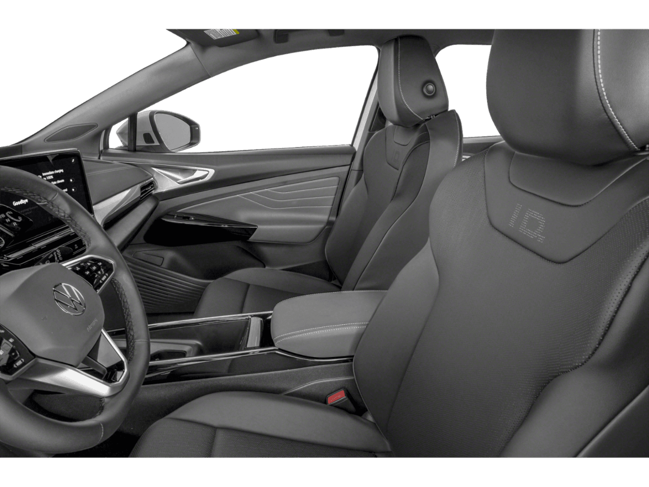 2025 Volkswagen ID.4 Pro S Plus - Interior Driver's Side with Door Open, Front Seat Feature