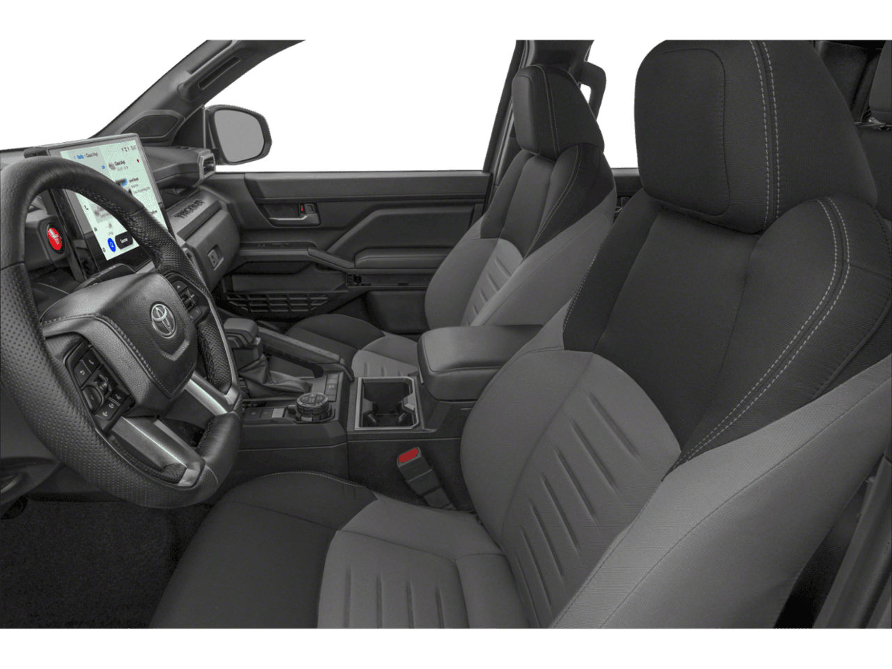 2025 Toyota Tacoma 4WD TRD Off Road - Interior Driver's Side with Door Open, Front Seat Feature