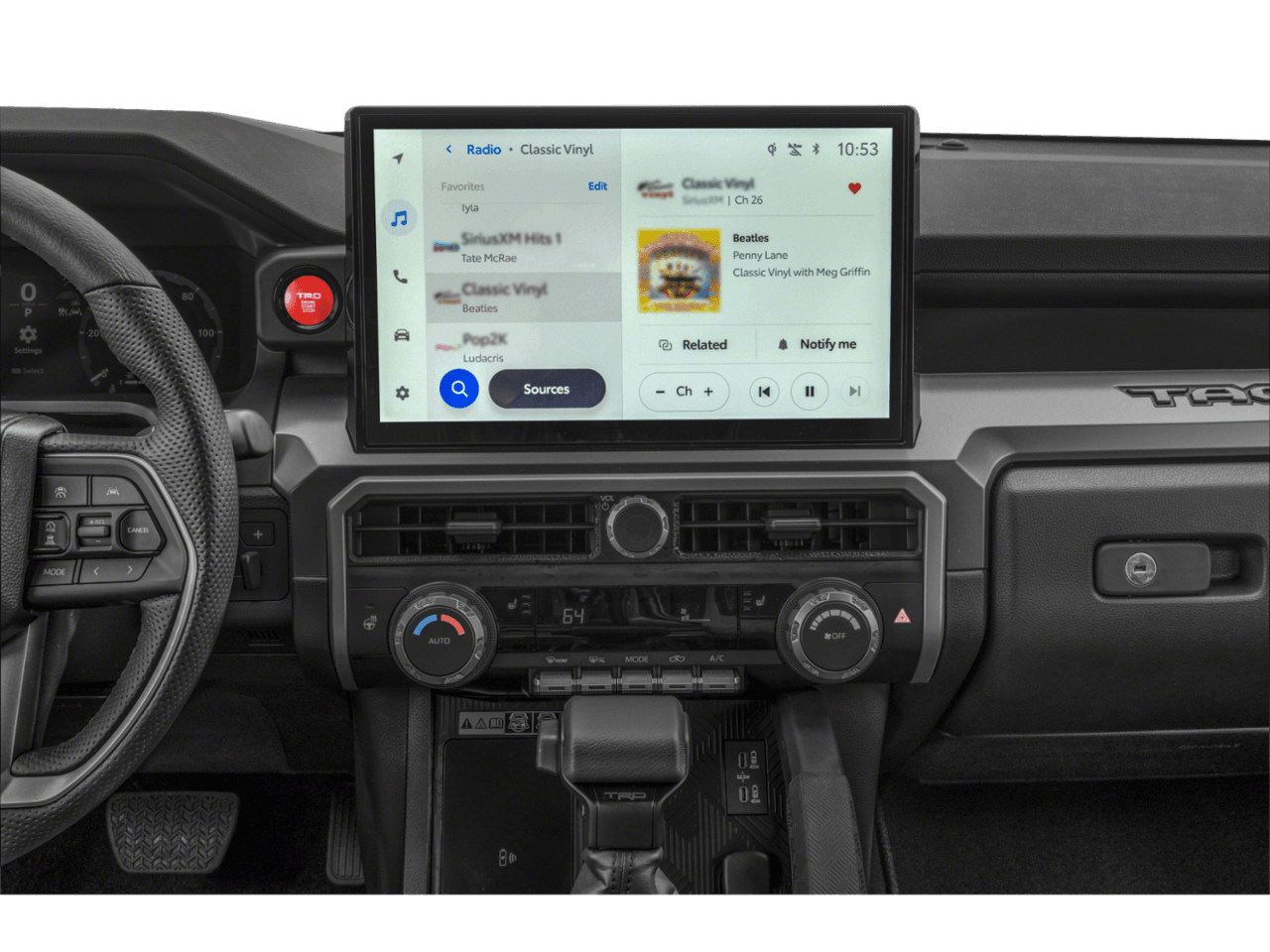 2025 Toyota Tacoma 4WD TRD Off Road - Interior Stereo System