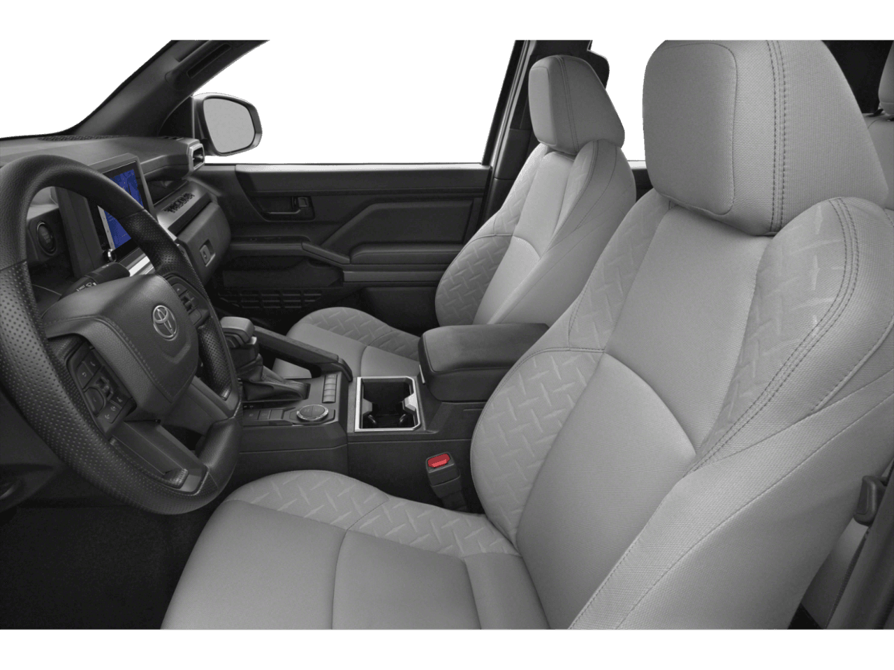 2025 Toyota Tacoma 2WD SR5 - Interior Driver's Side with Door Open, Front Seat Feature
