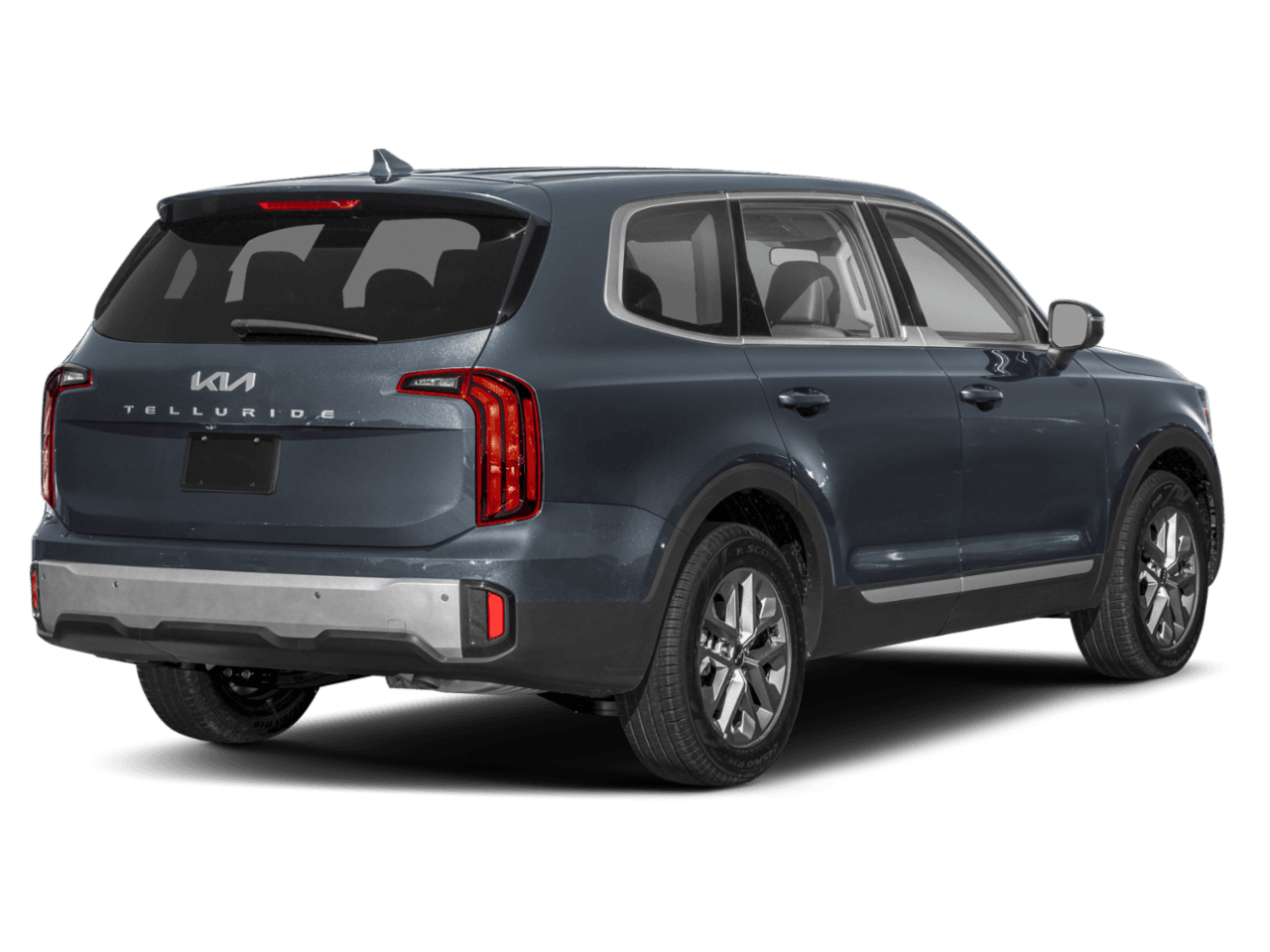 2025 Kia Telluride LX - Rear 3/4, facing to the right