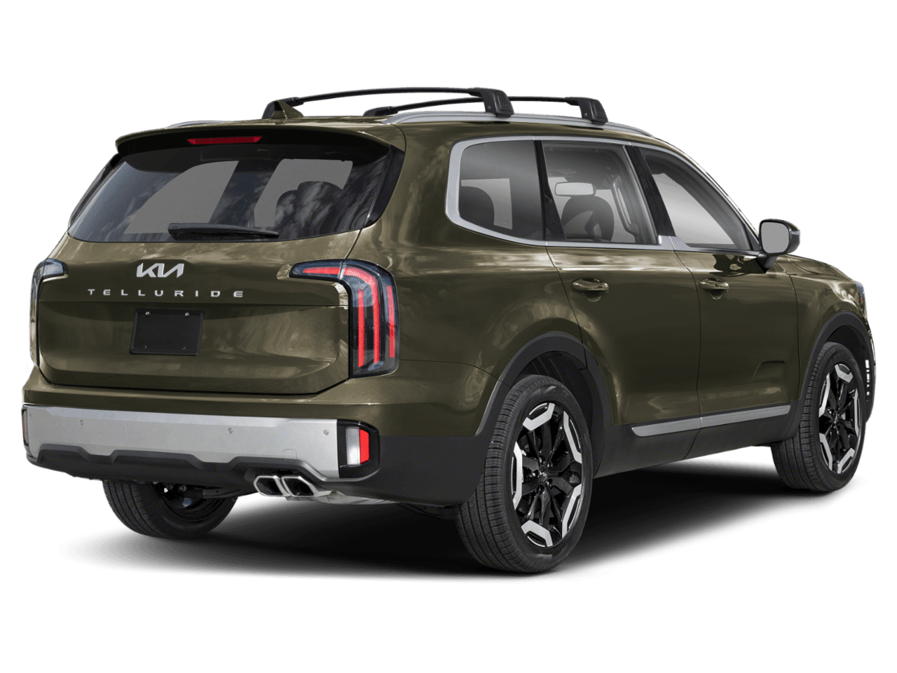 2025 Kia Telluride EX - Rear 3/4, facing to the right