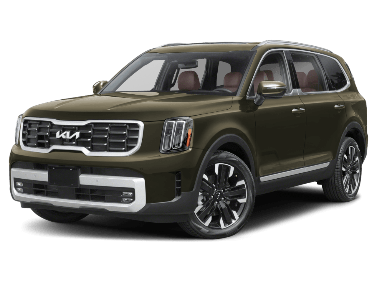 2025 Kia Telluride SX - Front 3/4, facing to the left