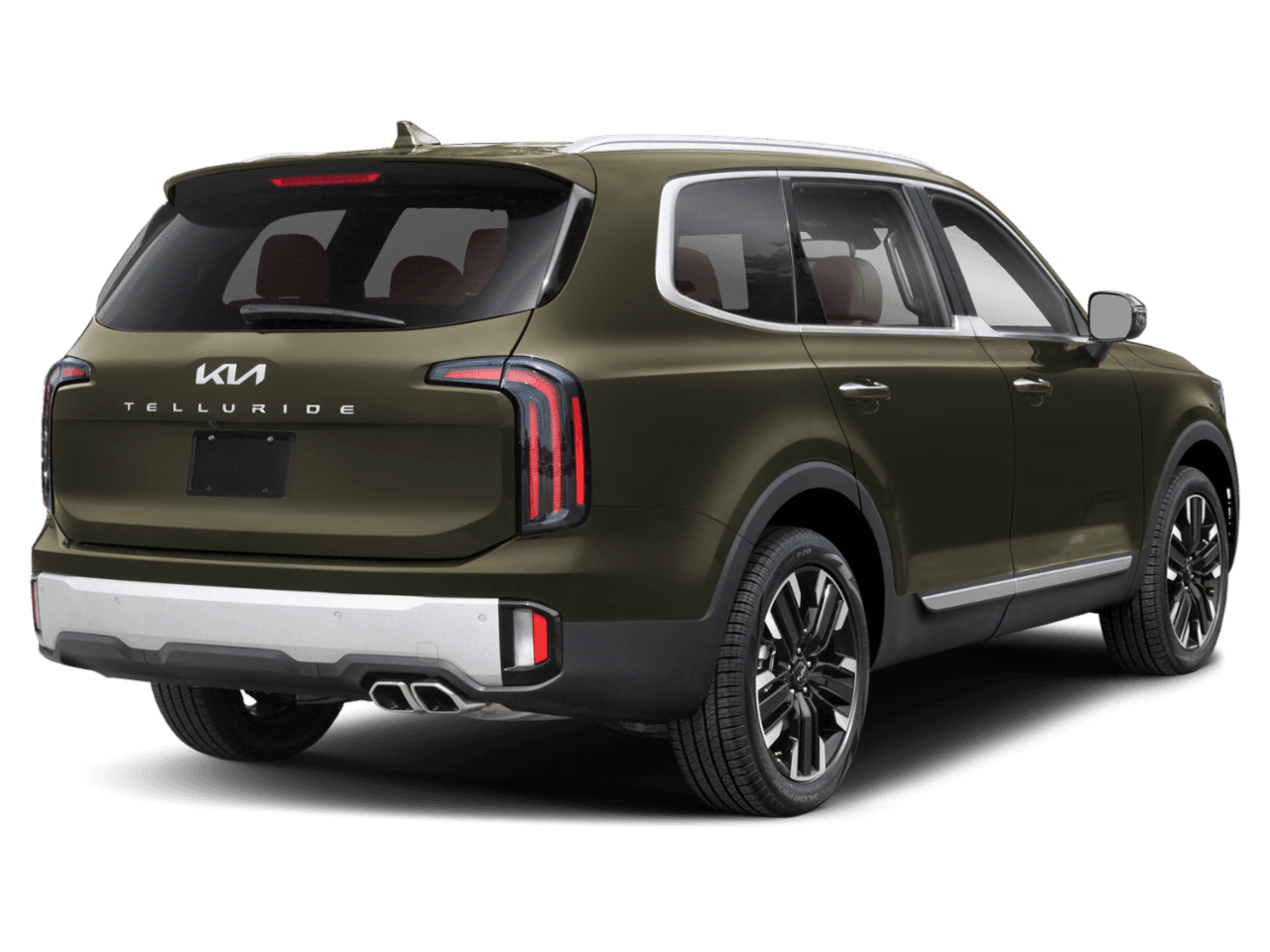 2025 Kia Telluride SX - Rear 3/4, facing to the right