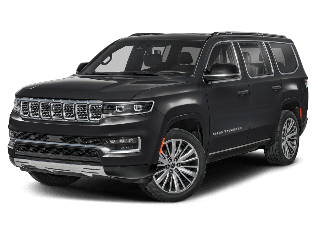 2025 Jeep Grand Wagoneer  - Front 3/4, facing to the left