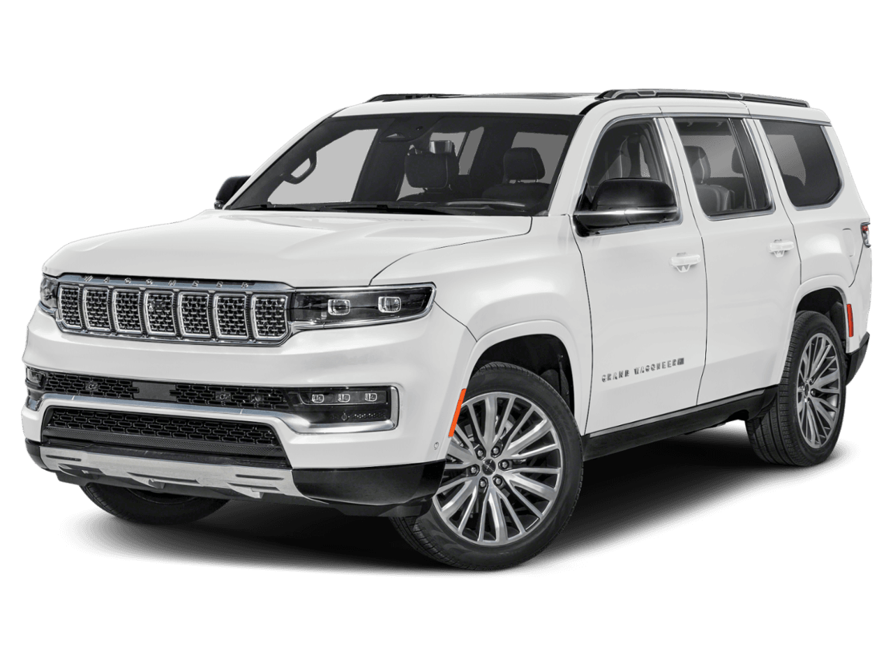 2025 Jeep Grand Wagoneer  - Front 3/4, facing to the left