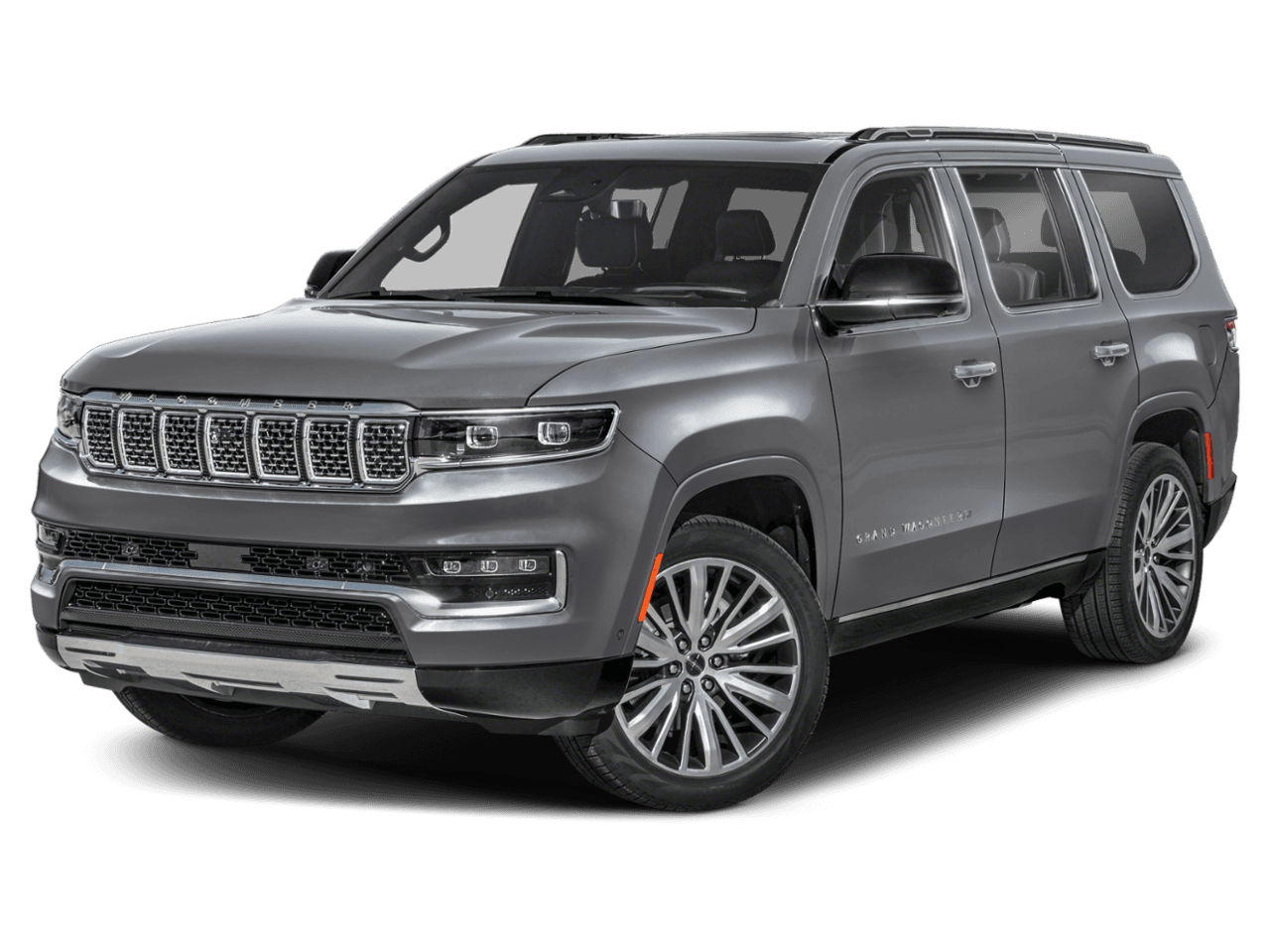 2025 Jeep Grand Wagoneer Series II Obsidian - Front 3/4, facing to the left