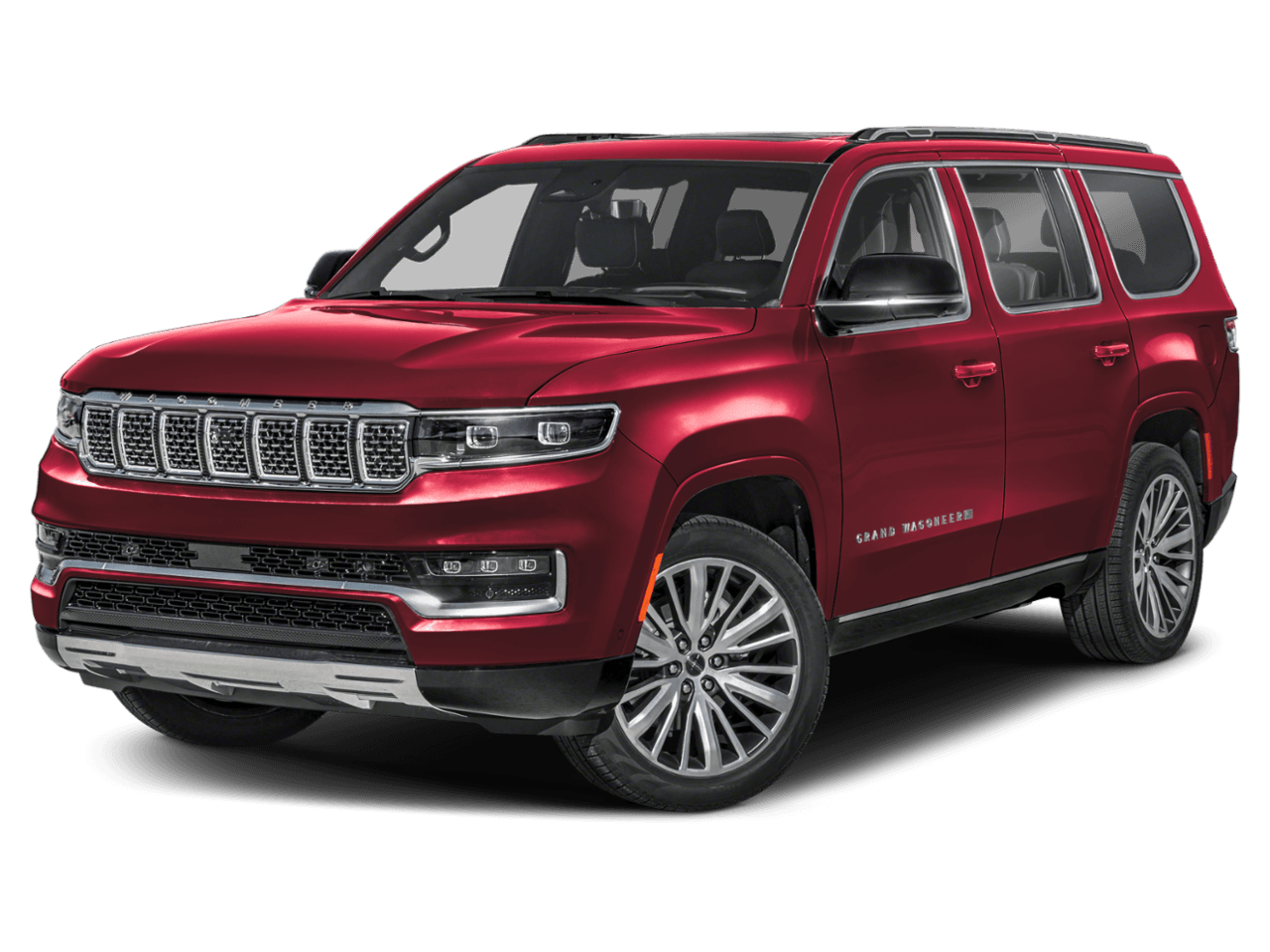 2025 Jeep Grand Wagoneer Series II Obsidian - Front 3/4, facing to the left