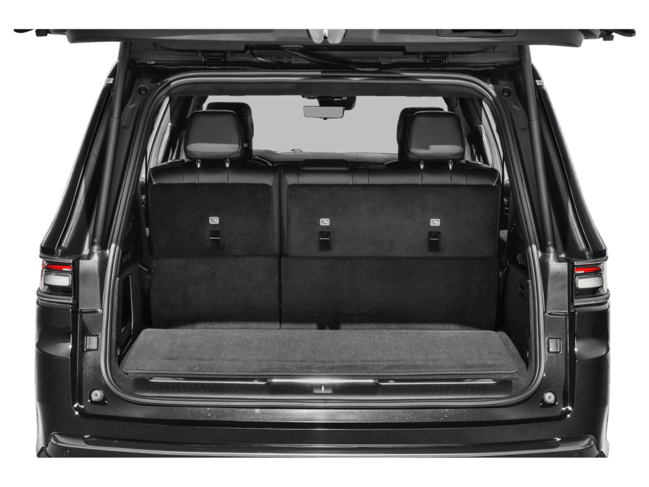 2025 Jeep Grand Wagoneer Series II Obsidian - Interior Trunk with Hatch Open Feature
