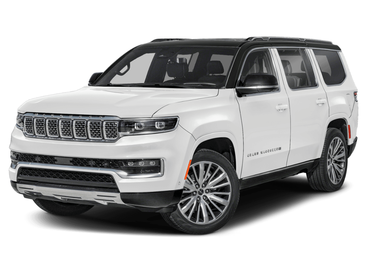 2025 Jeep Grand Wagoneer Series III Obsidian - Front 3/4, facing to the left