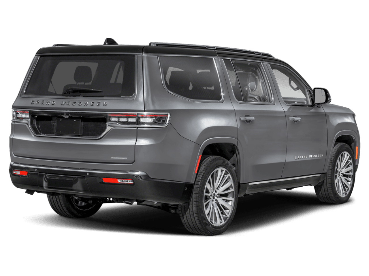 2025 Jeep Grand Wagoneer Series III Obsidian - Rear 3/4, facing to the right