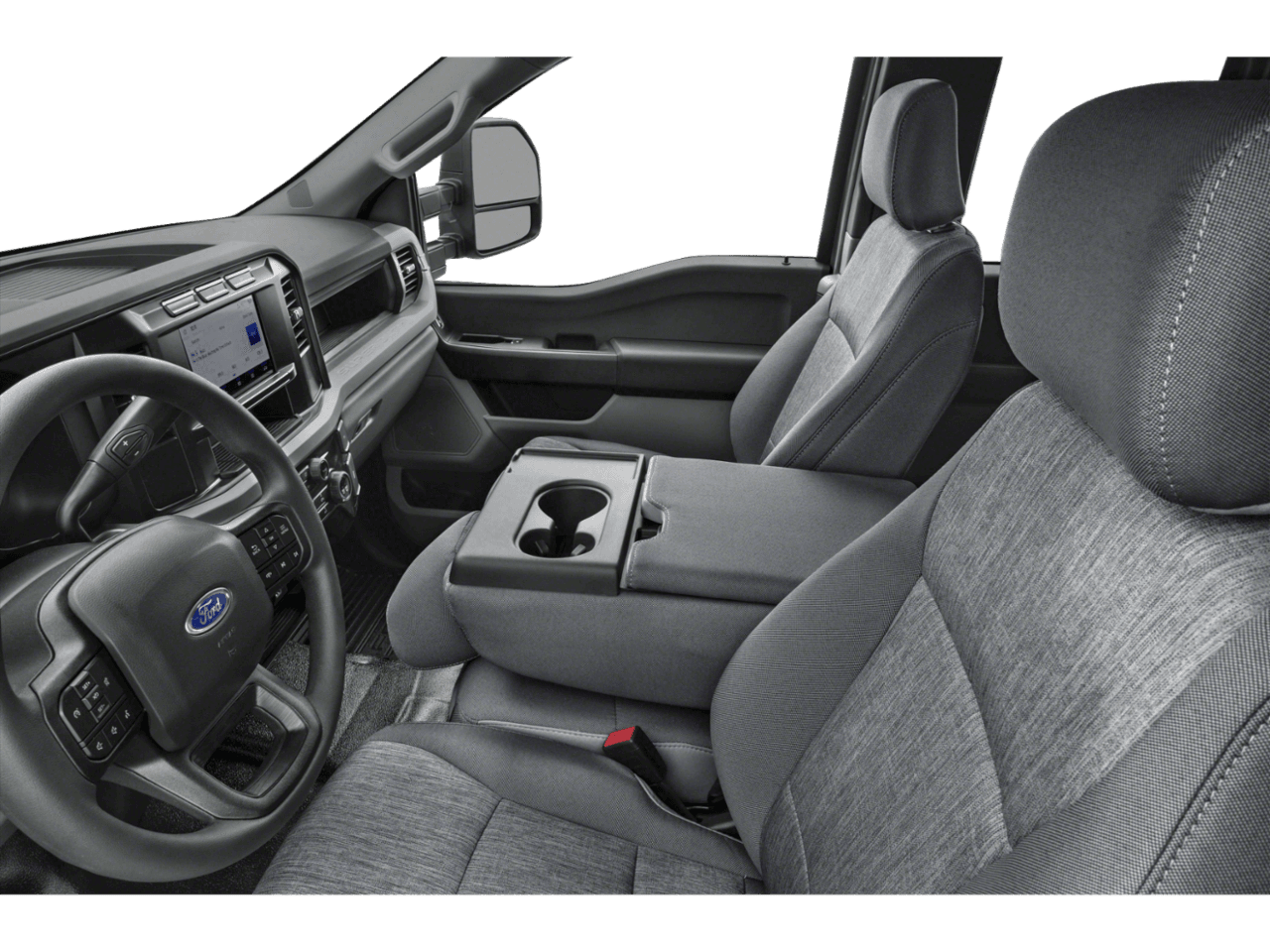 2025 Ford Super Duty F-250 SRW XL - Interior Driver's Side with Door Open, Front Seat Feature
