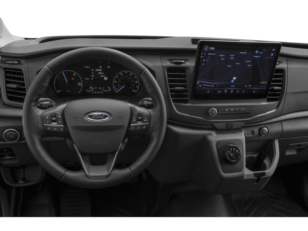 2025 Ford E-Transit Cargo Van  - Interior Drivers Dash