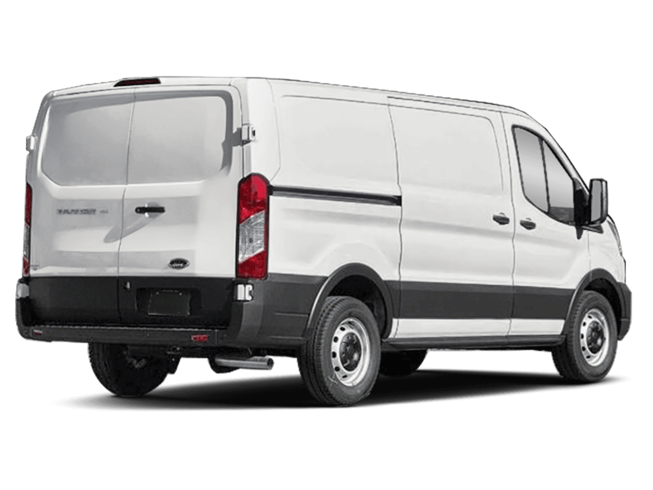 2025 Ford Transit Cargo Van  - Rear 3/4, facing to the right