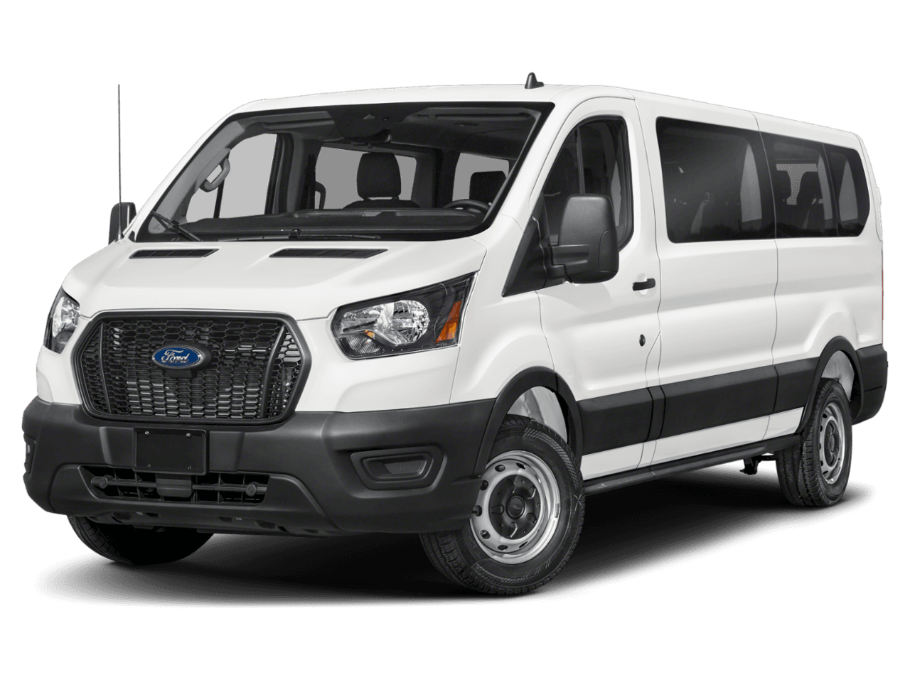 2025 Ford Transit Passenger Wagon XL - Front 3/4, facing to the left