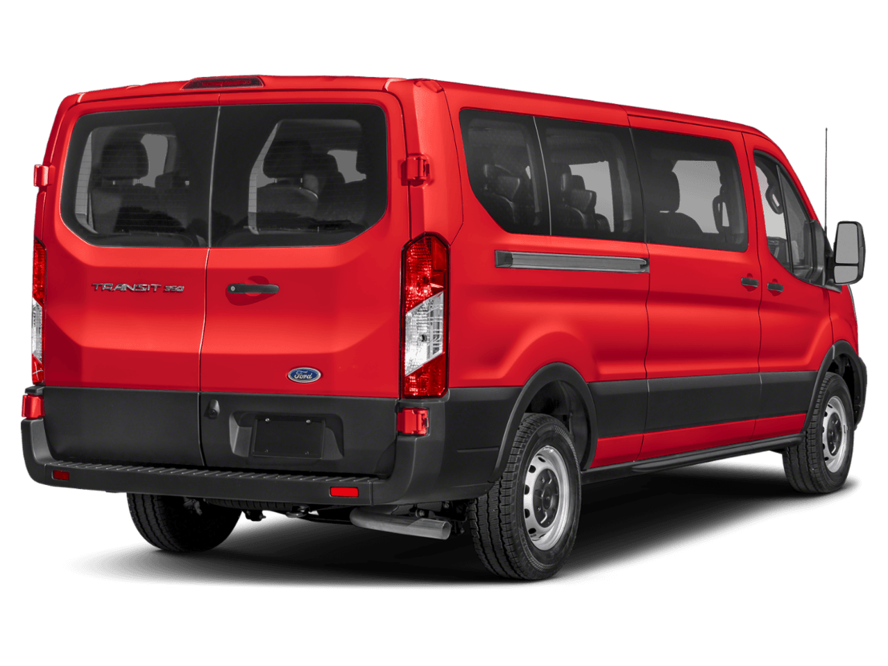 2025 Ford Transit Passenger Wagon XL - Rear 3/4, facing to the right