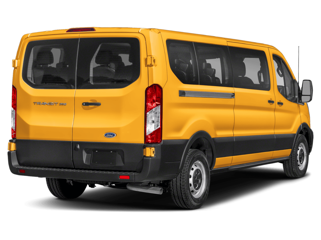 2025 Ford Transit Passenger Wagon XL - Rear 3/4, facing to the right